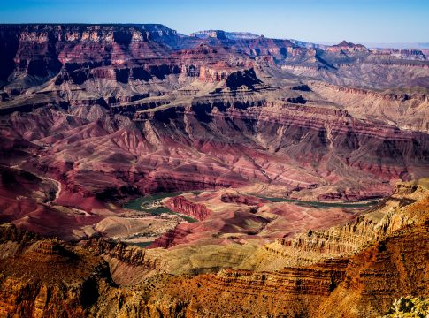 Flying Over the Grand Canyon with a Helicopter